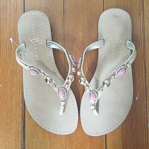 Ivanka Trump Bejeweled sandals